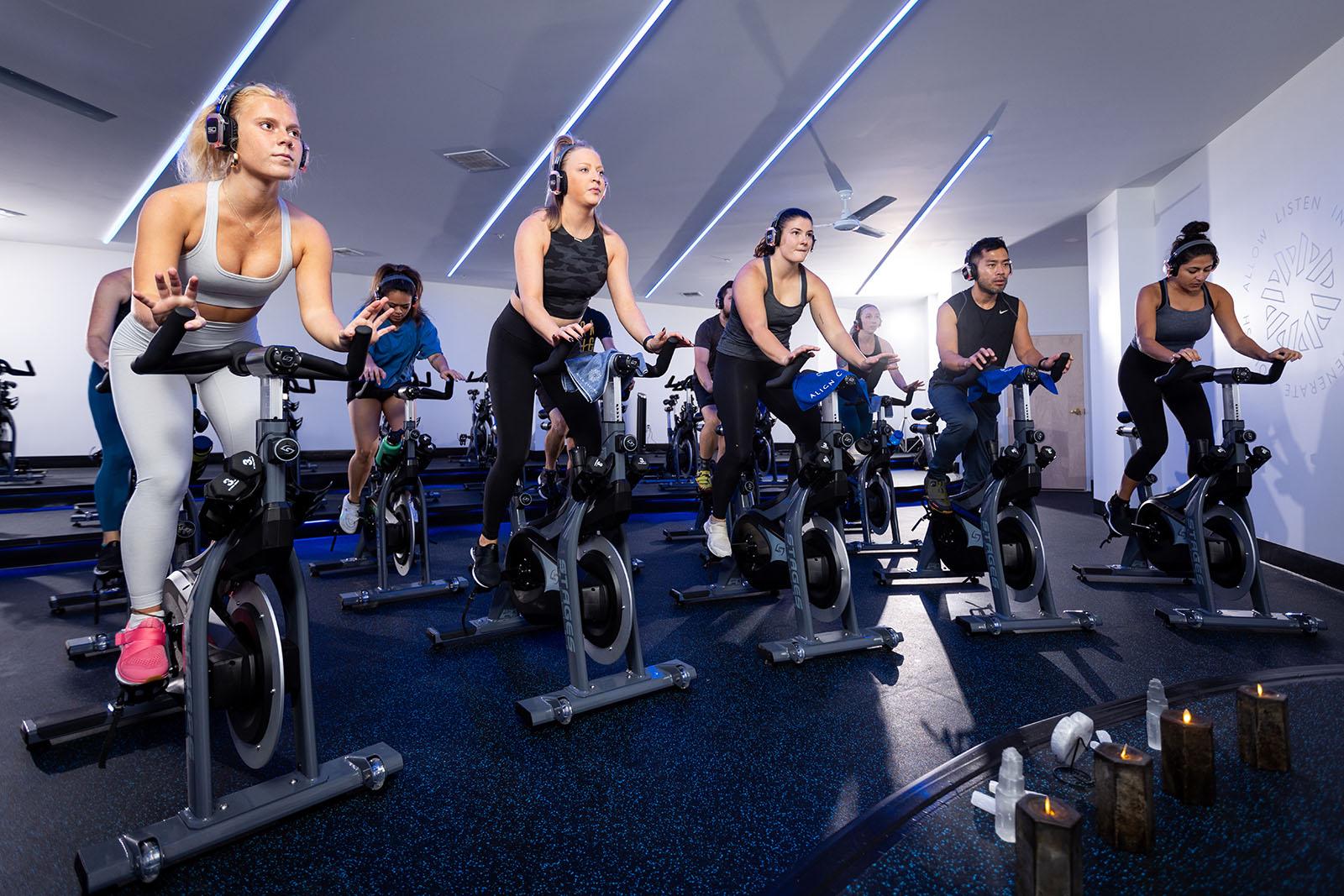 Align Cycling Class in Vermont Cycling Studio